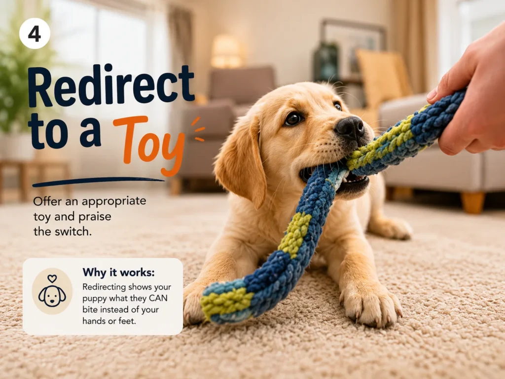 how-to-redirect-puppy-biting