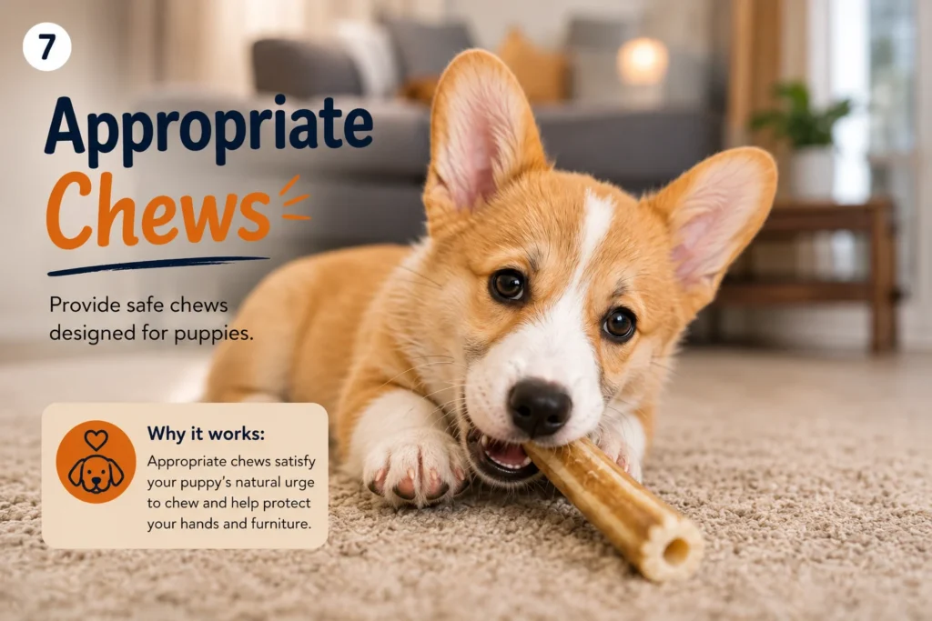puppy-safe-dental-chews-vs-bones
